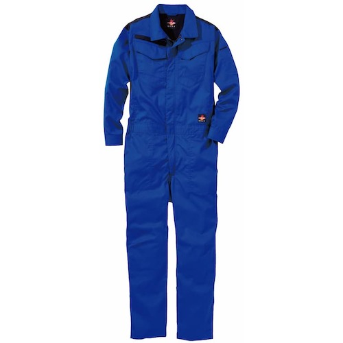 特長 ●夏の作業に欠かせない空調機能を取り入れた空調ファンを取り付けれる作業服の快適ウェアです。 ●HONO難燃加工綿100％で作られた耐炎・耐熱・制電性に優れた素材です。 ●強くて薄手の綿100％にこだわる方へお勧めの、スタイリッシュなツナギです。 ●接炎しても燃え上がることなく炭化します。 ●やわらかく肌触りの良い素材です。 ●洗濯しても難燃性能は低下しません。 ●制電性を備え肌にまとわりつかない着心地です。 ●素材だけでなく、機能的にも防炎性を高めています。 用途 ●溶接作業など火を扱う仕事に。 ●難燃性能が求められる様々な職場環境に。 ●作業現場に。 ●熱中症対策に。 ●自動車整備に。 ●機械整備に。 仕様 ●色：ロイヤルブルー ●サイズ：6L ●着丈(cm)：60 ●胸囲(cm)：152 ●肩幅(cm)：60 ●袖丈(cm)：63 ●総丈(cm)：172 ●ウェスト(cm)：130 ●股下(cm)：78 ●耐炎 ●耐熱 ●制電性 ●消臭テープ 材質 ●綿100％ 質量・質量単位 ●875.0g 注意事項 ●快適ウェア着用時は、快適ウェア専用のファン・バッテリーを必ずご使用下さい。 ●他社商品と組み合わせて使用した際に発生する故障や事故につきましては責任を負いません。 ●V15シリーズ以前のデバイスをご使用の場合、6L以上はV80ロングテーブルがおすすめです。 ●V19シリーズのデバイスをご使用の場合、6L以上はV88ロングテーブルがおすすめです。 ●服のみです。ファン・バッテリーセットは別売りです。 【メーカー名】村上被服（株） 【メーカー品番】V4288-6L-75