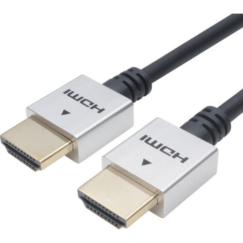 【メール便対応】ホーリック（HORIC） HDMIケーブル 1m シルバー HDM10-491SV 【品番：HDM10-491SV】