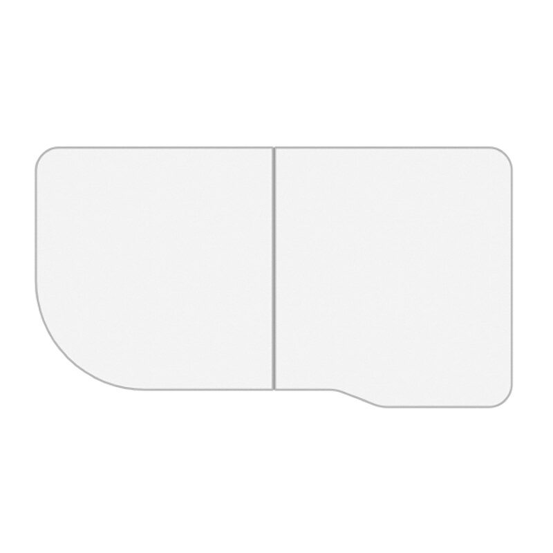 ハウステック　断熱クミフタ（695×760切欠、695×710）2枚　ホワイト、グレー　【品番：SY22-PT0084】