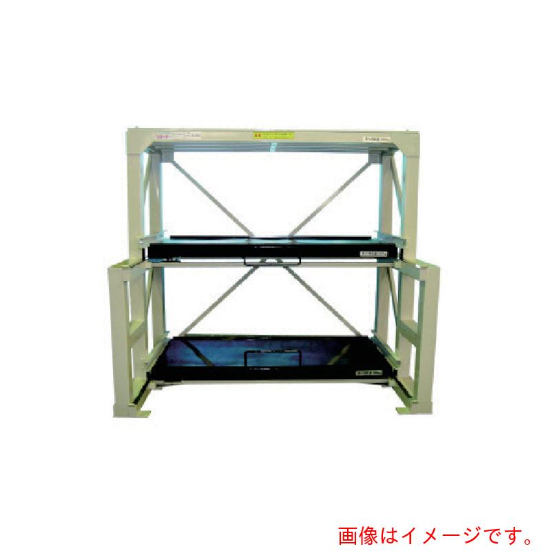 【別途送料あり】日向製作所（HYUGA）　フルスライド式収納棚　スライダ−ラック　L3S−1200×800×550H　..