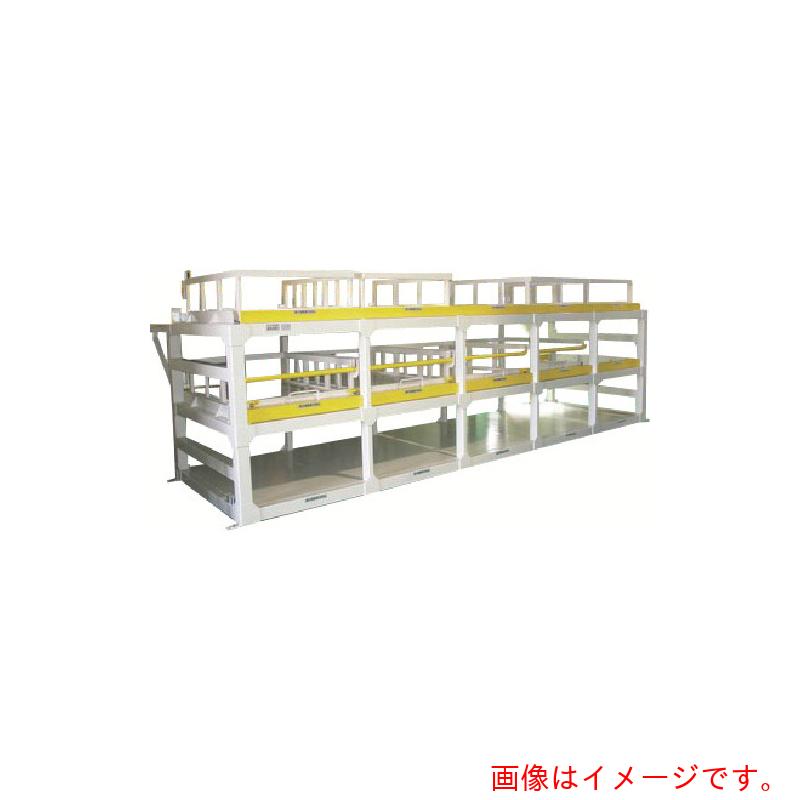 【別途送料あり】日向製作所（HYUGA）　横スライド式収納棚　横スライダーラック　Y3−24−13　【品番：Y..
