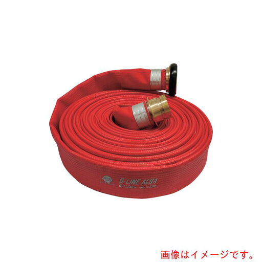 岩崎製作所(IWA) 散水/消防用 1.6MPa 両面樹脂引ホース Gラインアルバ 黄銅製町野式金具付(アルミ加締) 【品番:01GALB4020B-K】 岩崎製作所(IWA) 散水/消防用 1.6MPa 両面樹脂引ホース Gラインアルバ 黄銅製町野式金具付(アルミ加締) 【品番:01GALB4020B-K】