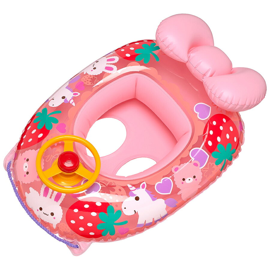 ●対象年齢1.5〜3歳未満。乳幼児のお子様が水に落ち込まないよう浮輪の内側に座が付いたタイプの浮具です。 ●ハンドル付きのボートタイプ。 ●ロープ付 ●空気の注入と排出が簡単！楽早くうき栓装着商品 ●素材： 塩化ビニル樹脂（玩具安全基準適合PVC） ●商品サイズ： サイズ（cm）:75×60 ●対象年齢： 1.5歳〜3歳未満 ●気室： 2気室 ●楽早くうき栓（小） 【メーカー名】（株）イガラシ 【メーカー品番】MHE-75B