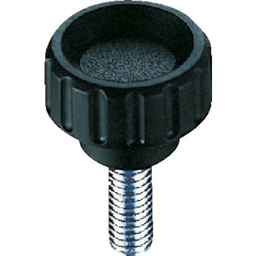 【メール便対応】イマオコーポレーション（IMAO）　ELESA　フルートノブ（オネジ・スチール製）25×25　..