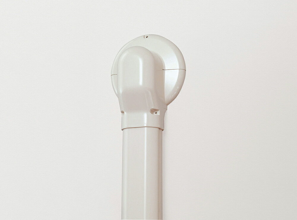 因幡電機産業（因幡電工） ウォールコーナーエアコンキャップ用 ブラック 【品番：LDWM-70L-K】