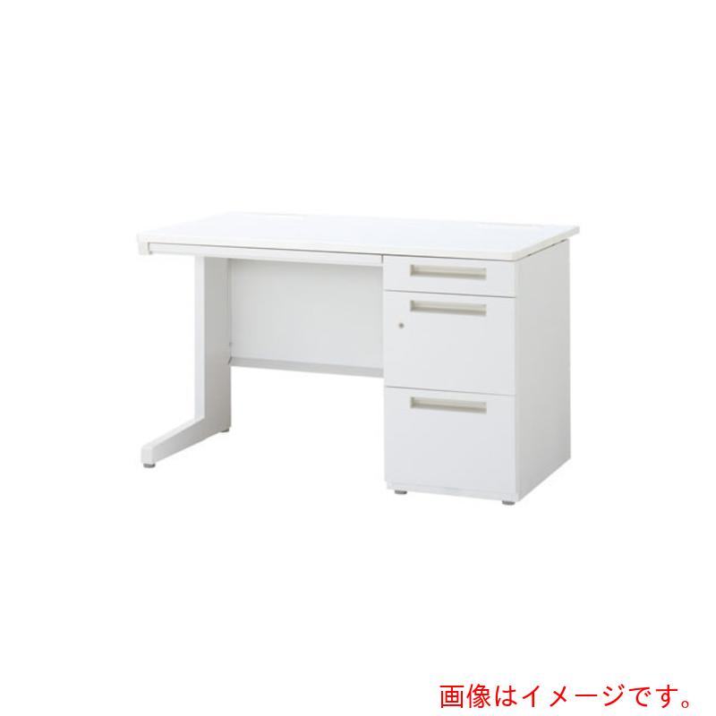 【別途送料あり】稲葉製作所（イナバ）　デュエナ　Sタイプ　片袖机（L型脚）A4−3段タイプ　DUS−146−A3..