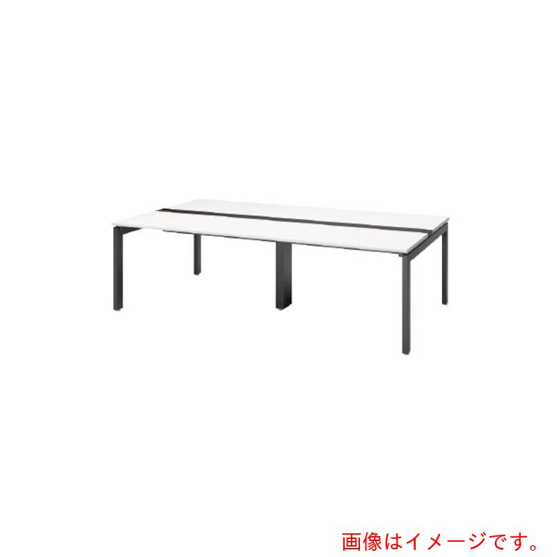 【別途送料あり】稲葉製作所（イナバ）　FREI　基本デスク　オープン脚　両面タイプ　基本セット　FRL−S−1212　SW／LBK　【品番：174664】□
