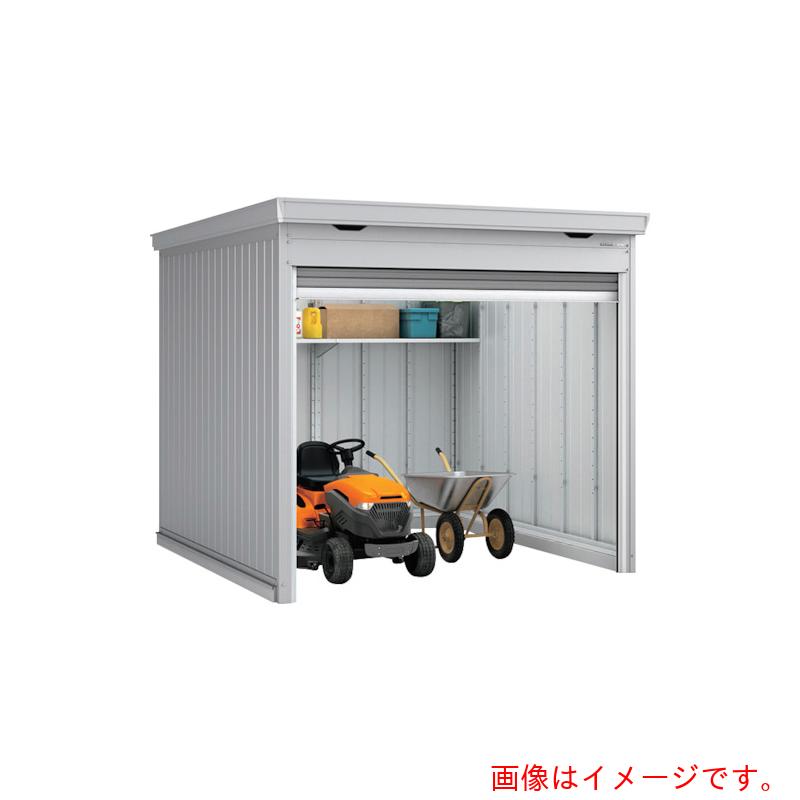 【別途送料あり】稲葉製作所（イナバ）　ガレージ　バイク保管庫　FM−2626SDL−2　土間　高基礎　GM　【品番：FM-2626SD-GM-GKJ77D】□