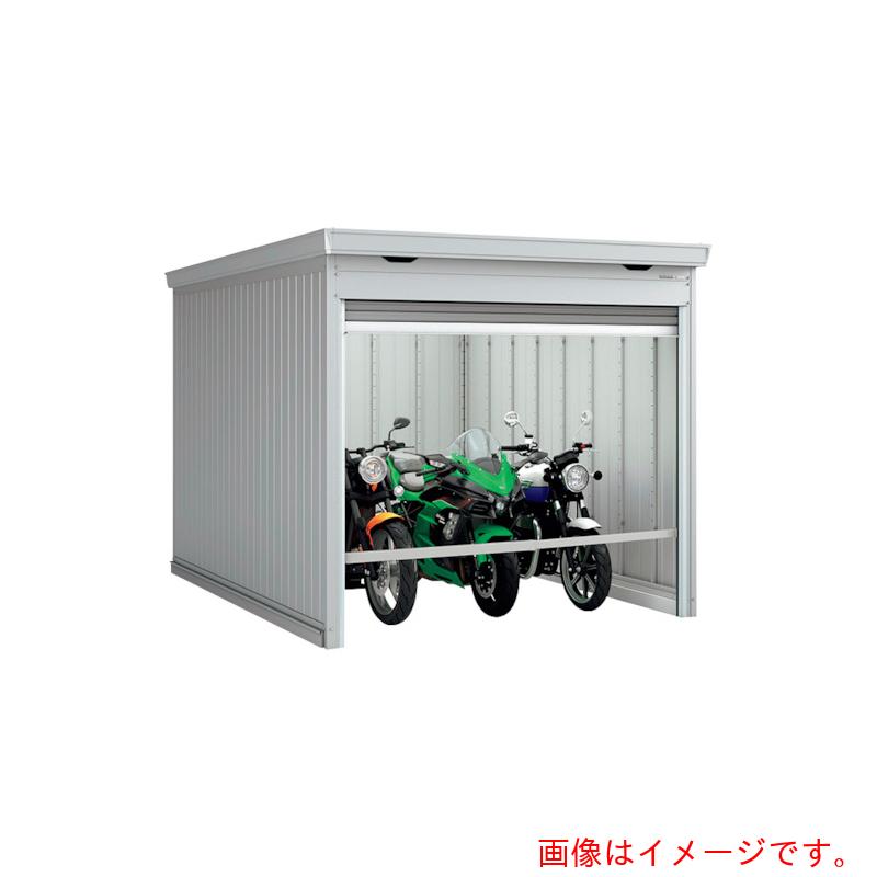 【別途送料あり】稲葉製作所（イナバ）　ガレージ　バイク保管庫　FM−2635HD　土間　高基礎　GM　【品番：FM-2635HD-GM-GKK79B】□
