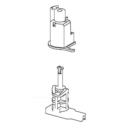 【メール便対応】LIXIL（INAX）　下戸車（固定）　【品番：DO-K38284/W-Z】【28】