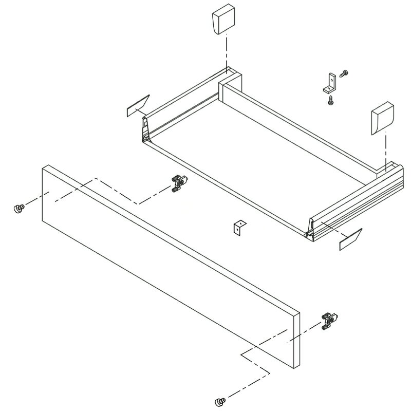 LIXIL（INAX）　インナー引出（配管カバーなし・隙間隠しパッキン付き）　【品番：KHIZ2578/H】【14】