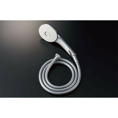 LIXIL（INAX）　エコアクアシャワー（めっき仕様）メタル調シルバーホース（樹脂製防カビホース） （ホース長 1.6m）　【品番：BF-SL6BG（1.6）】【14】