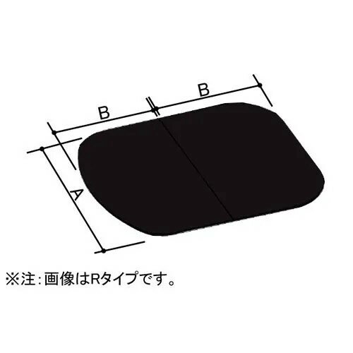 LIXIL（INAX） 薄型保温組フタ レザー調ブラック 【品番：YFK-1412B（3）L-D4/K】【14】