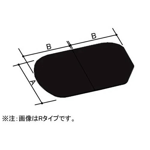 LIXIL（INAX） 薄型保温組フタ レザー調ブラック 【品番：YFK-1412B（4）L-D4/K】【14】