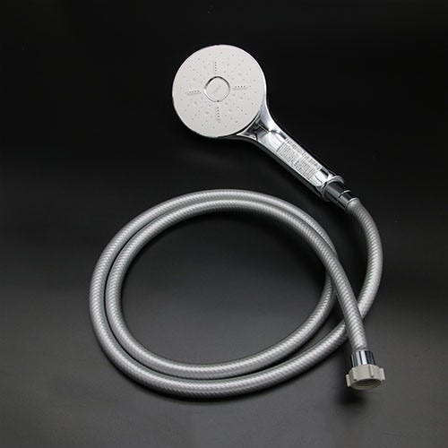 LIXIL(INAX) エコアクアシャワーSPA メタル調、ホワイト 【品番:BF-SM6BG(1.7)-PU/FW1】【14】