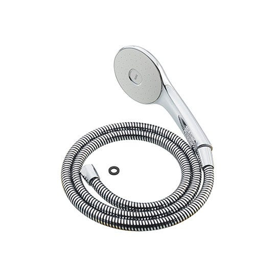 LIXIL(INAX) エコアクアシャワー メタル調、ホワイト 【品番:BF-SL6BSE(1.6)-PU/FW1】