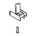 【メール便対応】LIXIL(INAX) 中央縦框キャップ(下)セット 【品番:DO-ZDCD516】【21】