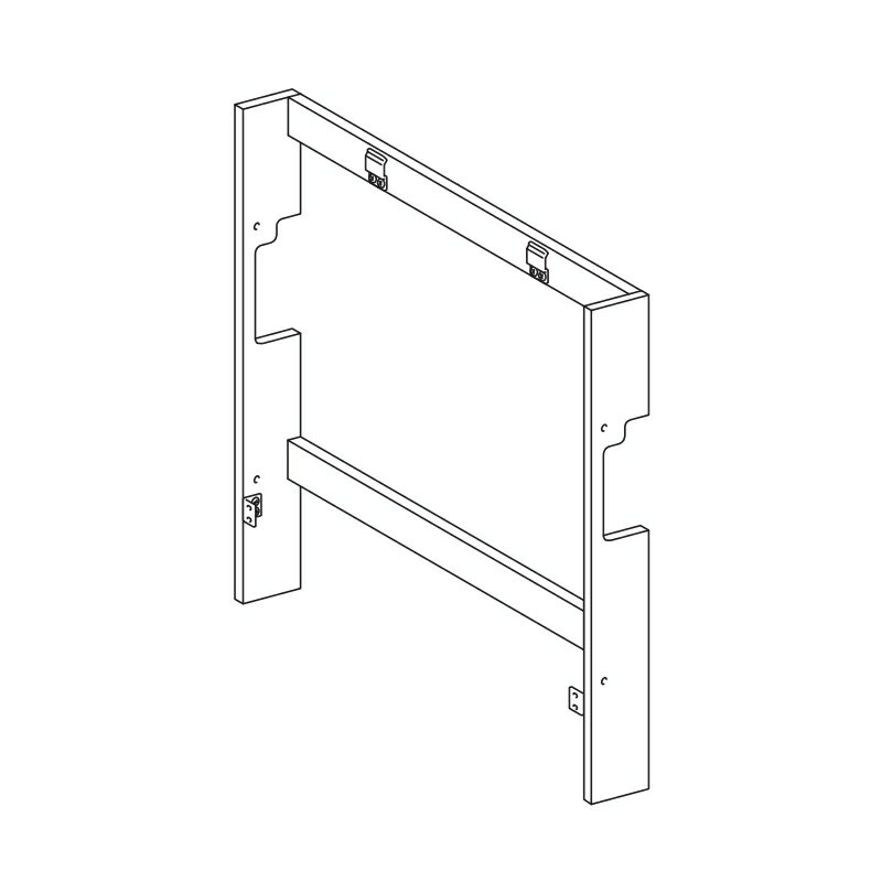 LIXIL（INAX）　サイドキャビネット（床排水） サイドフレーム1200ASSY　【品番：A-10809（1200H）】