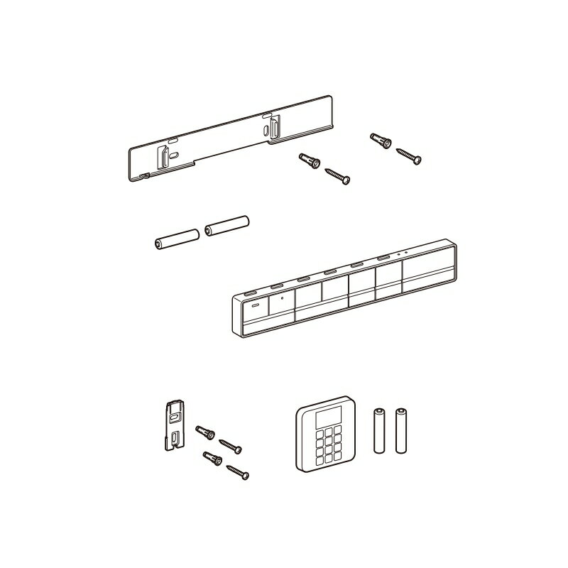 LIXIL（INAX）　スマートリモコン・設定リモコンキット/黒（5グレード）　【品番：CWA-318】【14】