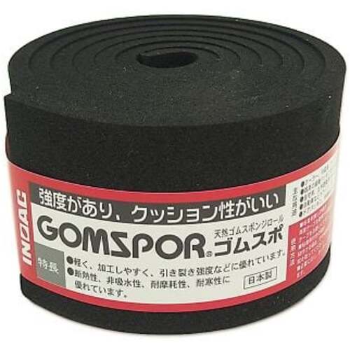 イノアックコーポレーション（INOAC）　ゴムスポンジロール　厚さ5MM　幅50MM　黒　【品番：N14-550M】