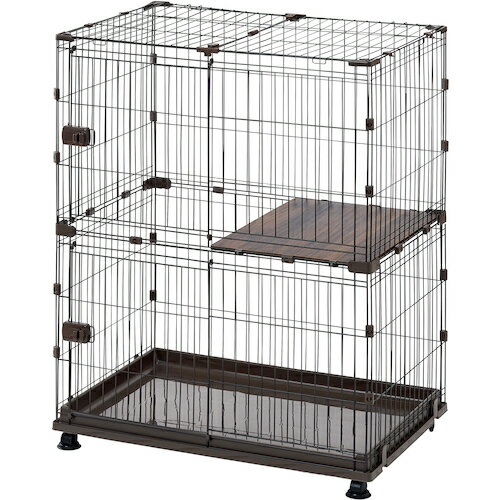Cages - アイリスオーヤマ　IRIS　296056　コンビネーションサークル　930×650×1220　ウォールナット　【品番：P-CS-932V】