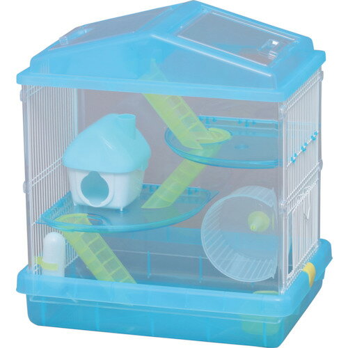 アイリスオーヤマ　IRIS　229203　ハムスターケージ　W450×D310×H490mm　クリアブルー　【品番：PHSC-4..