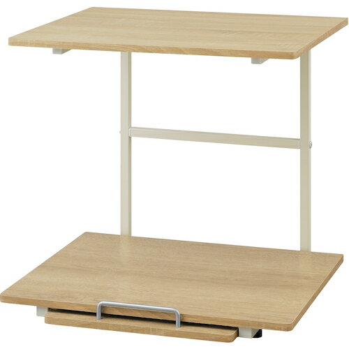 Range Stands - アイリスオーヤマ　IRIS　299974　冷蔵庫上ラック　ホワイト／ライトナチュラル　【品番：RUR-480R-W】
