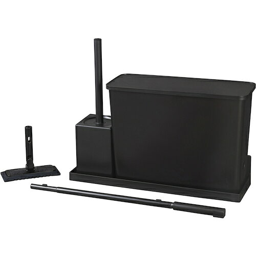 アイリスオーヤマ　IRIS　100680　トイレ掃除5点セット　ブラック　【品番：SSE-5TO-B】