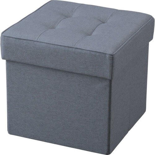 Stools - アイリスオーヤマ　IRIS　529383　折りたたみ収納スツール　レギュラー　ブルー　【品番：SSTR-38-A】
