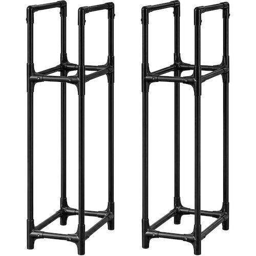 アイリスオーヤマ　IRIS　299837　省スペースタイヤラック普通車用　ブラック　【品番：STH-472-B】