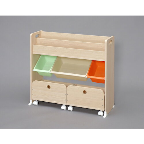 Storage Box - アイリスオーヤマ　IRIS　251500　収納カートトイハウスラック　キャロット　【品番：STHR-13-K】