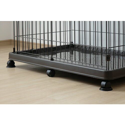 【別途送料あり】アイリスオーヤマ　IRIS　283667　システムサークルトレー付き　マットブラウン　【品番：STS-600TN-MT】