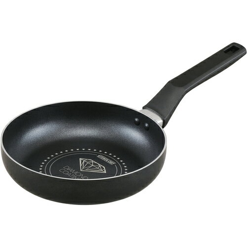 平底锅 - アイリスオーヤマ　IRIS　108179　ダイヤモンドコートフライパン　ガス火専用20cm　ブラックメタリック　【品番：VDG-F20-B】