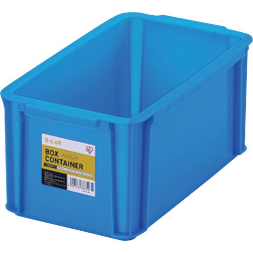 アイリスオーヤマ　IRIS　299259　BOXコンテナ　B−6．6R　ブルー　【品番：B-6.6R-BL】