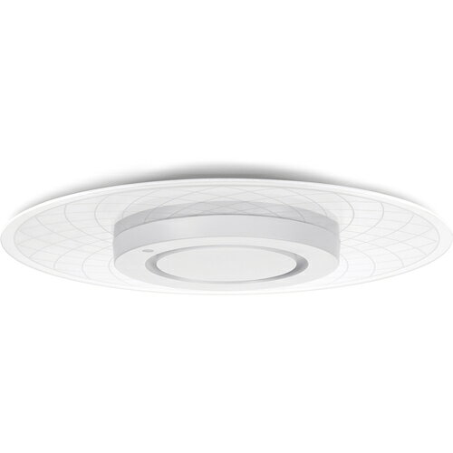 特長 ●薄くてすっきりコンパクト、パネルのおしゃれなデザインで部屋の印象を変えられるLEDシーリングライトです。 ●お部屋の広さに合わせた明るさで、天井面や部屋の隅まで、部屋全体を明るく照らします。 ●導光パネルにより均一に発光するため、まぶしさを感じにくく、目に優しいです。 ●工事が不要で、今お使いのシーリングライトから取り付けアダプターなしで付け替えが簡単にできます。 ●使用シーンに合わせて、点灯パターンを7種類(センター部のみ点灯、パネル部のみ点灯、両方点灯の電球色パターンと昼光色パターン、消灯)から選べます。 ●ボタン数が少ないシンプルなリモコンで簡単に操作ができます。 ●調光10段階＋調色10段階＋常夜灯の切り替えができ、 ●前回点灯時の明るさを記憶させ、記憶した明るさで再現点灯することができます。 ●リモコンでおやすみタイマーを設定すると、次第に暗くなり15分または30分後に消灯する機能で、おやすみ時の消し忘れ防止に役立ちます。 ●光束維持時間が約40000時間と購入時の明るさが長期間続きます。 仕様 ●明るさ(lm)：4200 ●光源色：電球色〜昼光色相当 ●幅(mm)：550 ●高さ(mm)：70 ●電源(V)：単相100 ●消費電力(W)：36.1 ●奥行(mm)：550 ●消費効率(lm/W)：116.3 ●デザイン：ウェーブ ●適用畳数：〜8畳 ●待機電力：0.5W ●演色性：Ra85 ●光束維持時間：40000時間 ●調光/調色：10段階/10段階 ●おやすみタイマー：15分/30分 材質 ●導光板：PMMA、樹脂筐体 質量・質量単位 ●2.3kg セット内容・付属品 ●リモコン、リモコンホルダー、単4形アルカリ乾電池×2、ねじ×2、スペーサー角・丸×各1 【メーカー名】アイリスオーヤマ（株） 【メーカー品番】CEA-A08DLP-N-W