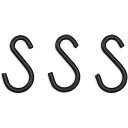 【メール便対応】アイリスオーヤマ IRIS 536395 カラーメタルラック S字フック 【品番:CMM-3SF-B】