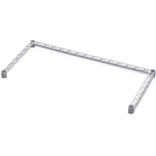 アイリスオーヤマ IRIS 536412 カラーメタルラック コの字バー 【品番：CMM-75BK-W】
