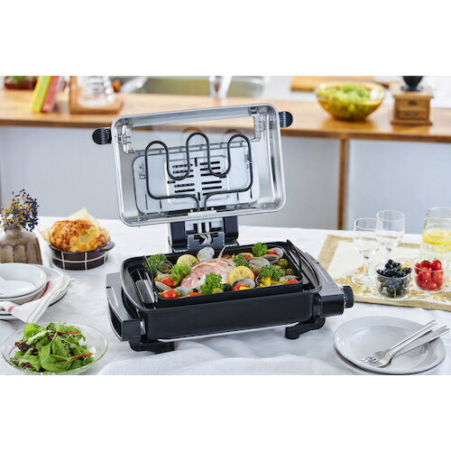 アイリスオーヤマ　IRIS　517439　マルチロースター　容器付　【品番：EMT-1103-B】