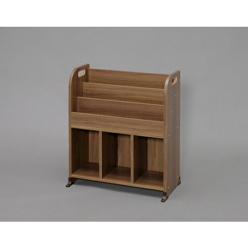 アイリスオーヤマ　IRIS　251495　絵本ラック　ウォールナットブラウン　【品番：ER-6030-WN】