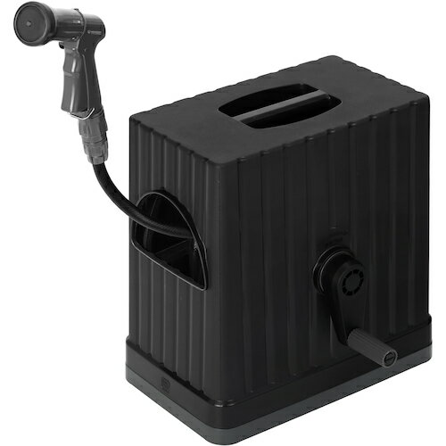 アイリスオーヤマ IRIS 294650 フルカバーホースリールEX 30M ダークグレー／ブラック 【品番：FHEXN-30-B】