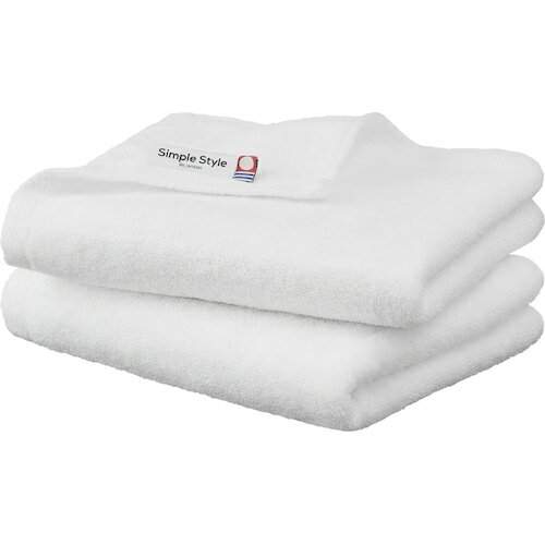 アイリスオーヤマ　IRIS　103952　デイリーフェイスタオル2枚セット　ホワイト　【品番：FT-D2-W】