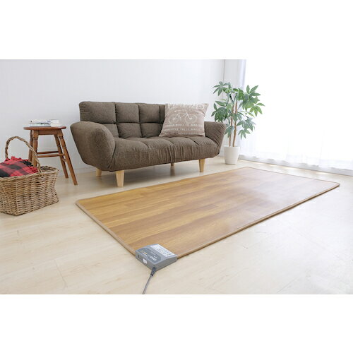 住設プロ 楽天市場店のアイリスオーヤマ　IRIS　572456　ホットカーペット　88×176　木目　【品番：HCM-1809FL-M】｜アングル2