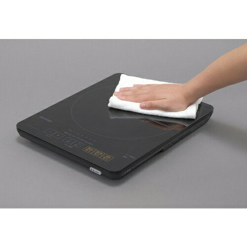 アイリスオーヤマ　IRIS　572264　薄型IHクッキングヒーター1400W　【品番：IHC-T43-B】