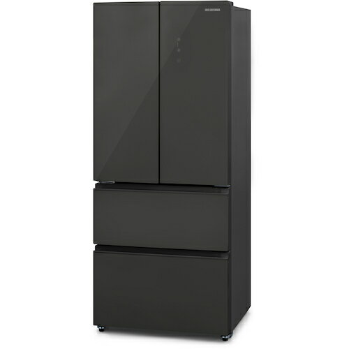 【別途送料あり】アイリスオーヤマ　IRIS　104757　冷凍冷蔵庫　418L　グレー　【品番：IRGN-42A-B】
