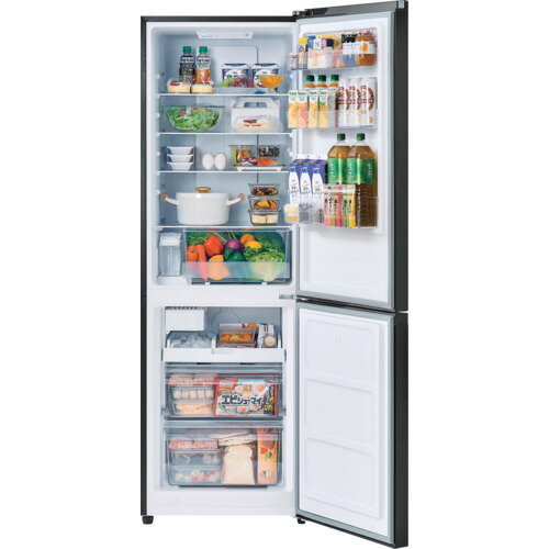 【別途送料あり】アイリスオーヤマ　IRIS　107021　冷凍冷蔵庫　301L　ブラック　【品番：IRSN-I30A-B】