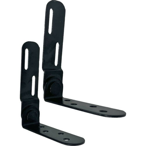 【メール便対応】アイリスオーヤマ IRIS 527206 防災用品 家具転倒防止L字金具（2個セット） ブラック 【品番：JTK-L2】