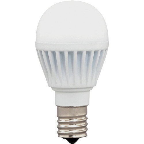 特長 ●トップランナー制度対応、2017年度省エネ法目標基準値達成のLED電球です。 ●白熱電球のように広範囲に明るい広配光タイプなので、トイレや階段などの照明に最適なLED電球です。 ●口金サイズがE17口金なので、照明器具を替えることなくご使用いただけます。 用途 ●電球の交換用に。 仕様 ●明るさ(lm)：760 ●光源色：電球色相当 ●外径(mm)：38 ●消費電力(W)：6.5 ●口金：E17 ●定格寿命(時間)：40000 ●電源(V)：単相100 ●配光角度(°)：220° ●相当電球(W形)：60 ●高さ(mm)：74 材質 ●アルミ、ポリカーボネート、PBT 質量・質量単位 ●46.0g 【メーカー名】アイリスオーヤマ（株） 【メーカー品番】LDA7L-G-E17-6T6