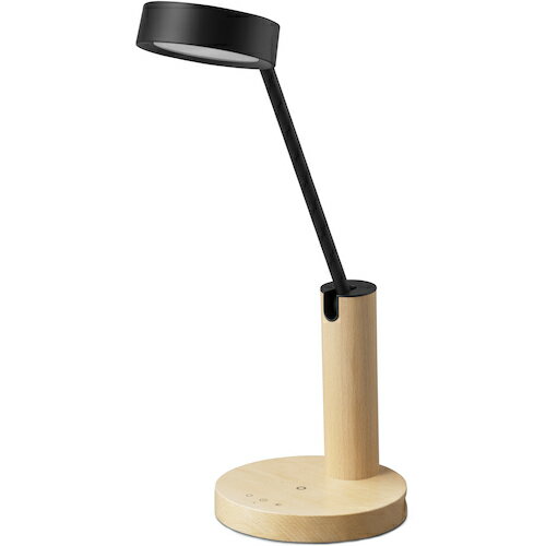 アイリスオーヤマ　IRIS　103104　デザインデスクライト　ウッド　【品番：LDL-QF02DL-T】(4.0)