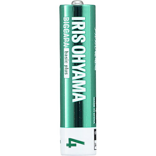 アイリスオーヤマ　IRIS　574360　BIGCAPA　basic＋　単4アルカリ乾電池12本パック　【60個】　【品番：LR03BBP/12S】