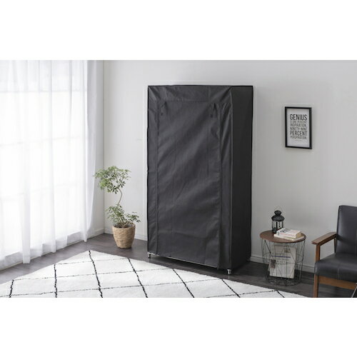 アイリスオーヤマ　IRIS　517405　メタルラック　ワードローブカバー　【品番：MR-91CV-B】